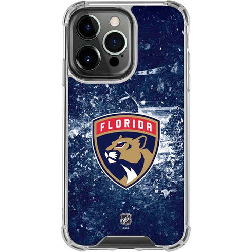 NHL Florida Panthers Frozen iPhone 16 Pro Clear Case